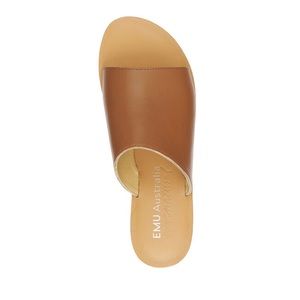 NWB Emu Leather Slides